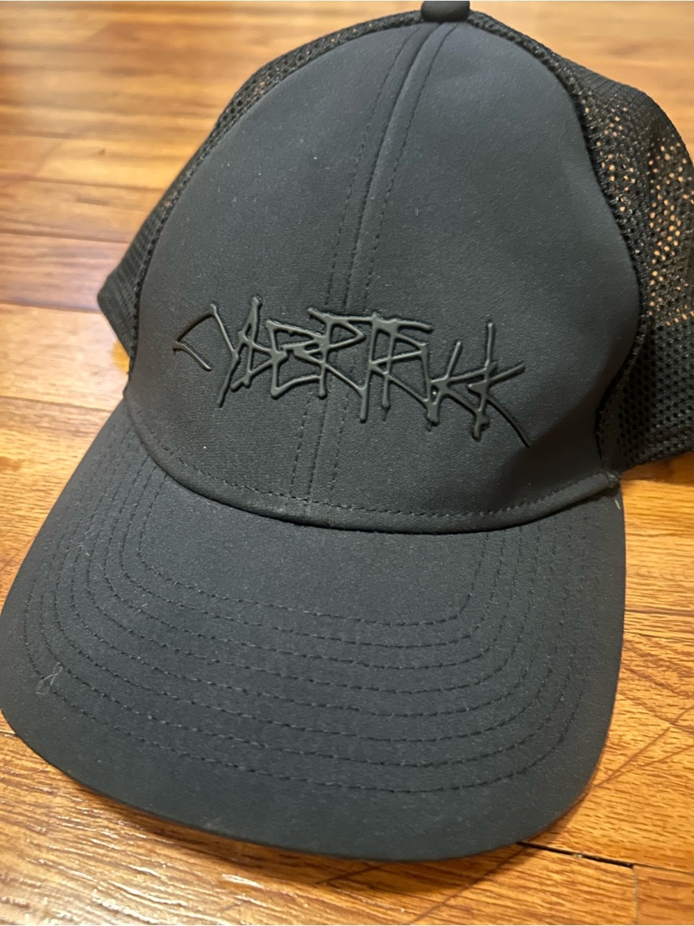 Cybertruck Men's Black Embroidered Trucker Cap - Unbranded